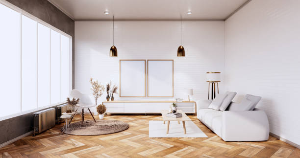 istock cabinet in loft interior white brick wall room minimal designs, 3d rendering 1364802779