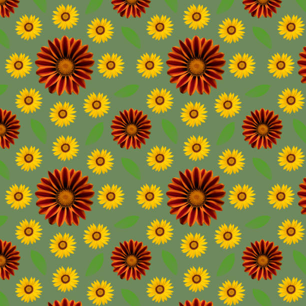 Detailed macro photography showcasing the mesmerizing central pattern of a sunflower. The vibrant yellow coloration and detailed structure highlight nature's symmetry and complexity. A captivating depiction of natural beauty and intricacy.