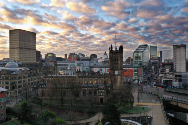 istock Dawn in Manchester City centre 1364809538
