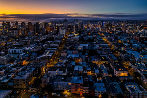 istock Aerial view from  Russian Hill 1364811419