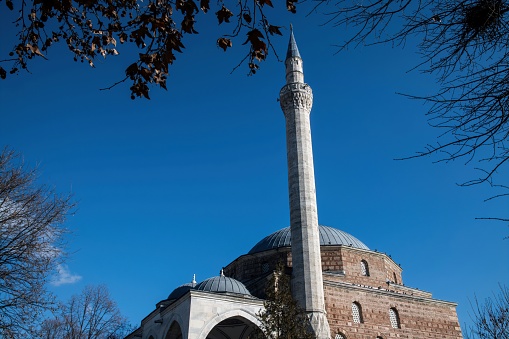 the historical ottoman mosque Mustapha Pasha in the Macedonian capital Skopje