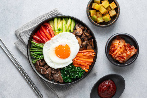 Bibimbap , traditional korean dish