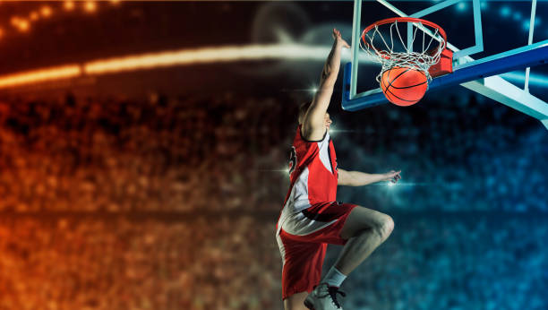 istock Basketball player players in action. Matte image 1364814818