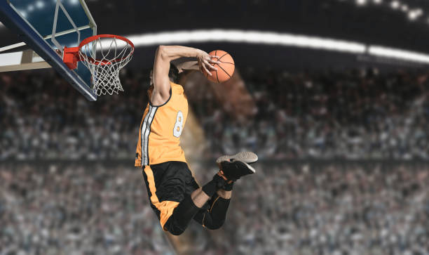 istock Basketball player players in action. Matte image 1364814982