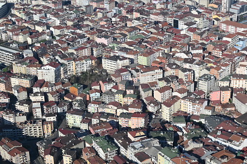 Top view of Istanbul city, Turkey
