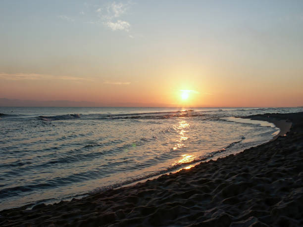 istock Baltic sea sunset, Poland 1364835794