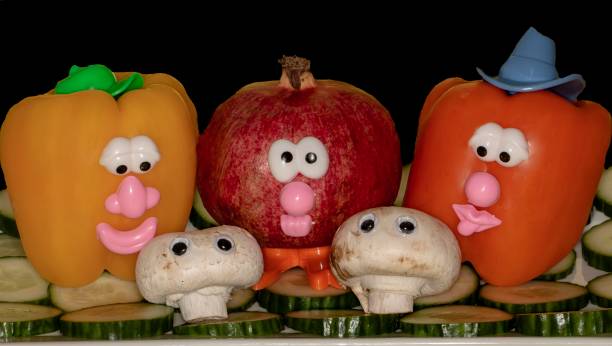 istock Fun With Food. Vegetable Family. 1364839976