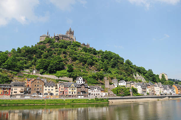 istock Cityscape of Cochem at Mosel River (Germany) 136484055