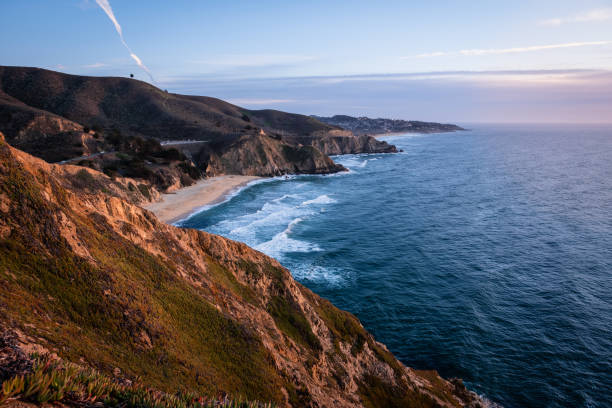 istock Coastline Overlooking Grey Whale Cove State Beach 1364840644