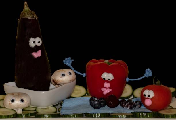 istock Fun With Food: Vegetable Family Picnic. 1364840908