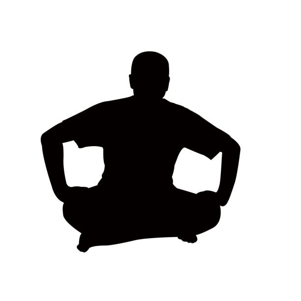 6,700+ Sitting Cross Legged Silhouette Stock Photos, Pictures & Royalty-Free  Images - iStock