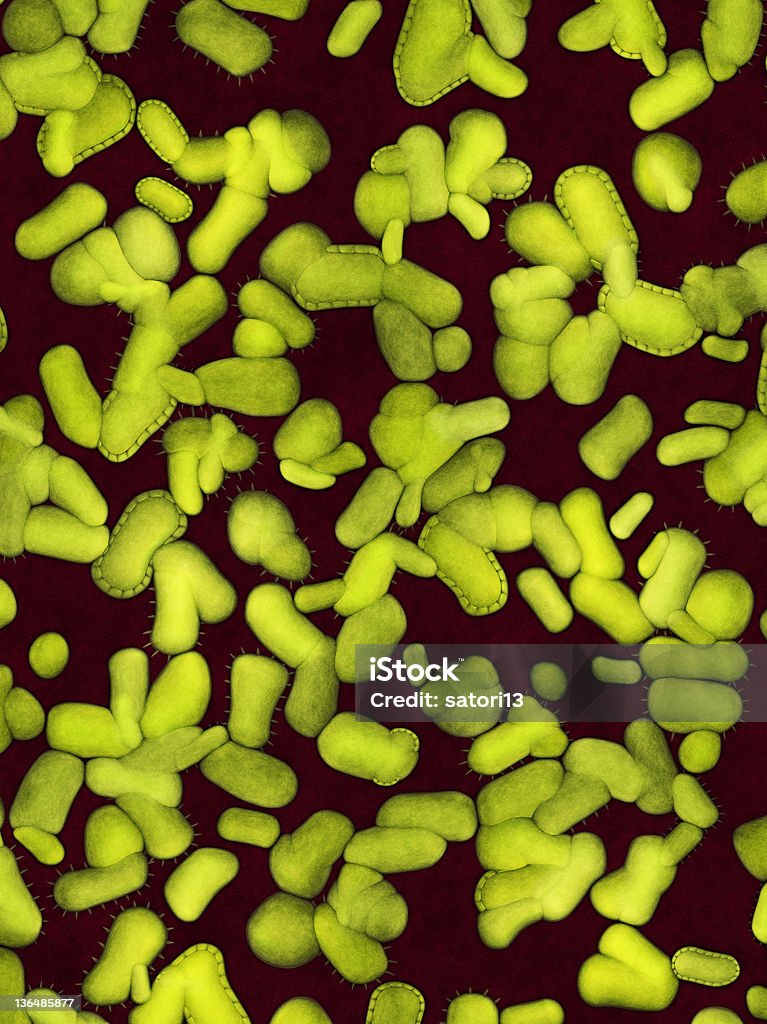 コロニーの危険な細菌 - ウイルスのロイヤリティフリーストックフォト