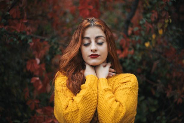 istock Beautiful woman outdoors 1364859593