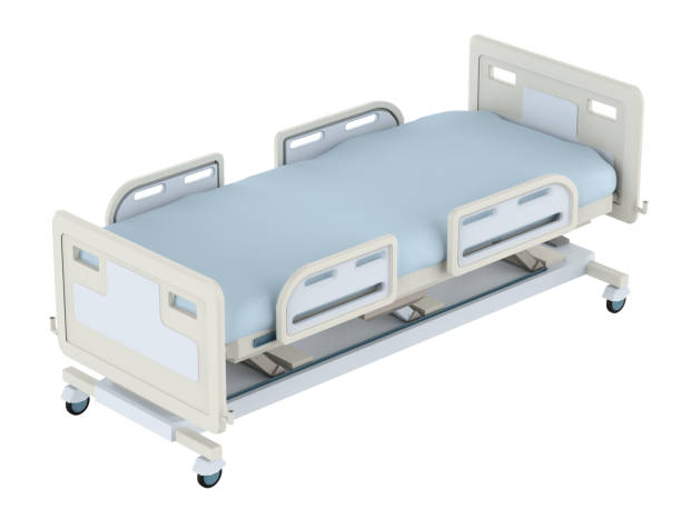 istock electric hospital bed isolated 1364860541