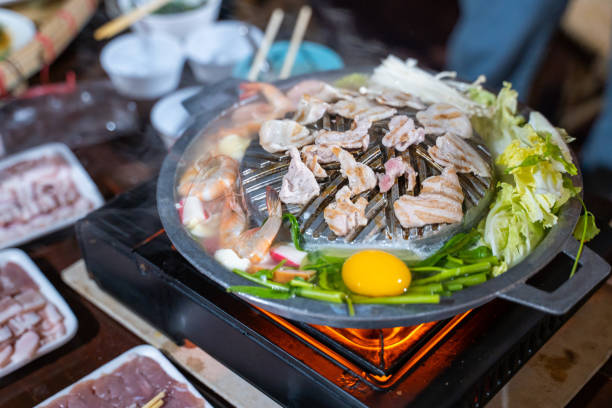 istock Moo-Ka-Ta griiled pork Thai style 1364871676