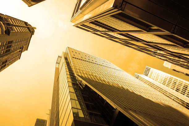 City golden corporate office buildings