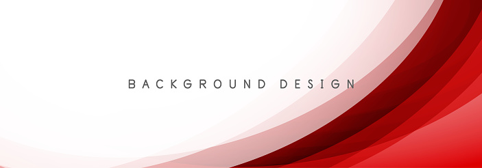 Abstract red and white gradient fluid wave background banner design. Modern futuristic background. Can be use for landing page, book covers, brochures, flyers, magazines, any brandings, banners, headers, presentations, and wallpaper backgrounds