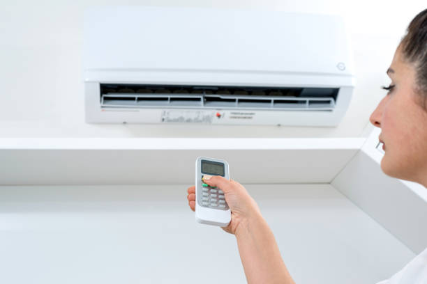 Turning on the air conditioner