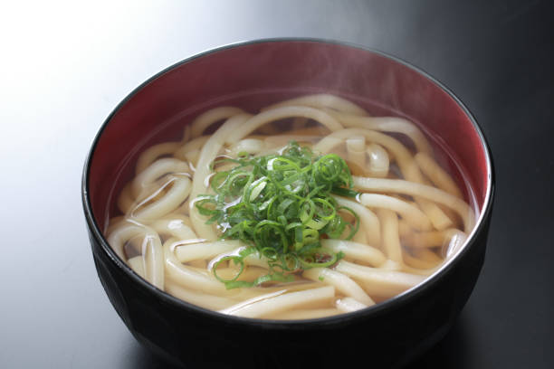 istock Warm udon noodles with steam 1364898517