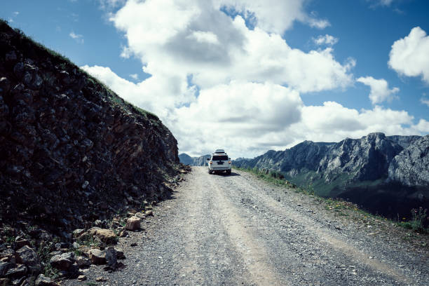 istock Driving off road car in the nature 1364900571