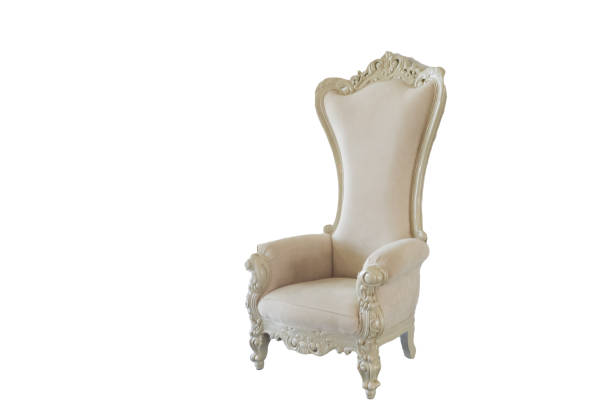 istock King throne chair isolated on a white background 1364907474