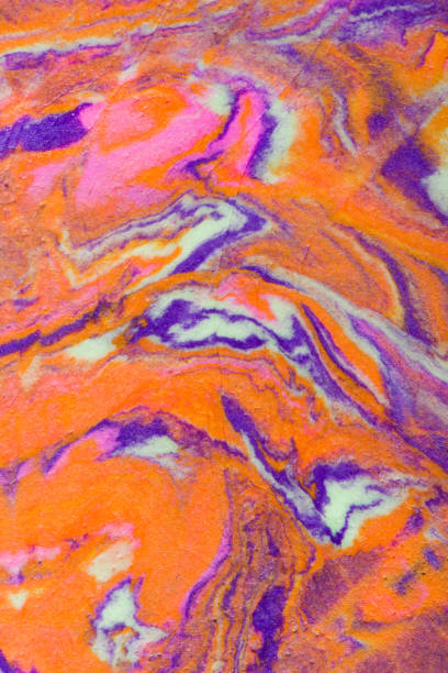 istock Marble abstract acrylic background. Agate ripple pattern.beautiful color mix. 1364910546