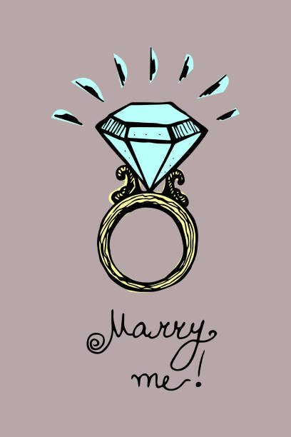 ダイヤモンドを持つリング。 - ring gold vertical wedding点のイラスト素材／クリップアート素材／マンガ素材／アイコン素材