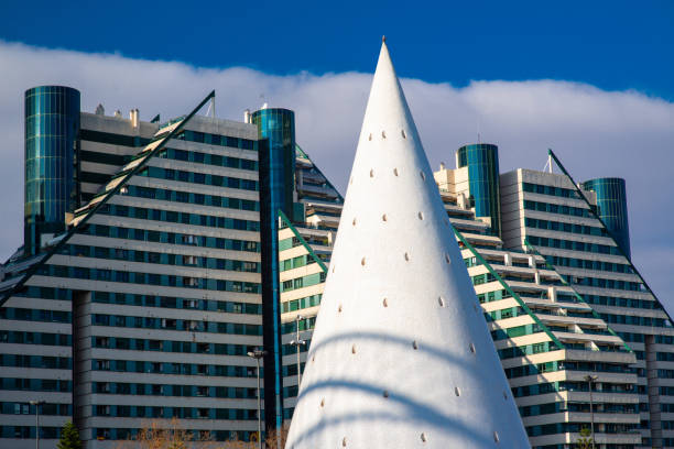 City architecture against the blue sky.