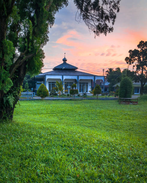 istock Beautiful mosque at Medan 1364922579