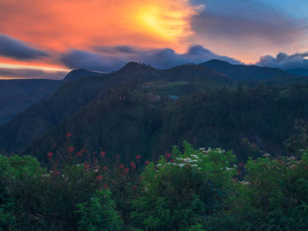 istock Sunset at Sipiso-piso, Tongging 1364923213