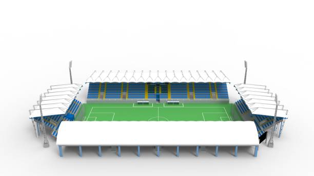 istock 3D rendering of a stadium building architecture structure isolated on white background 1364927555
