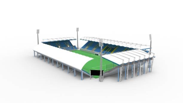 istock 3D rendering of a stadium building architecture structure isolated on white background 1364927557