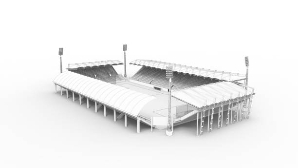 istock 3D rendering of a stadium building architecture structure isolated on white background 1364927558