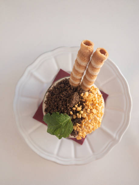 istock gofio mousse. Typical dessert from the Canary Islands in Spain 1364927689