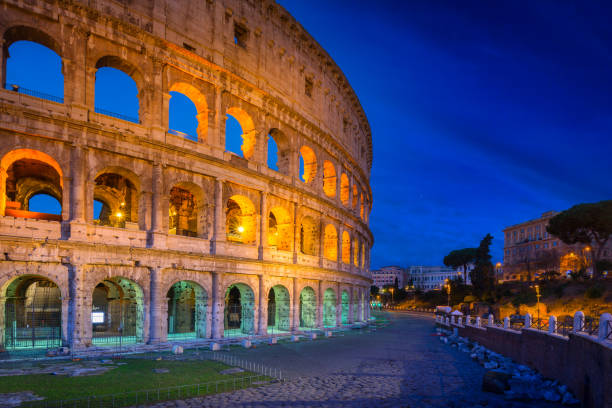 istock The Colosseum in Rome illuminated at night 1364929816
