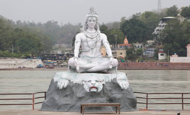 istock Statue of lord Shiva from every angle. 1364931115
