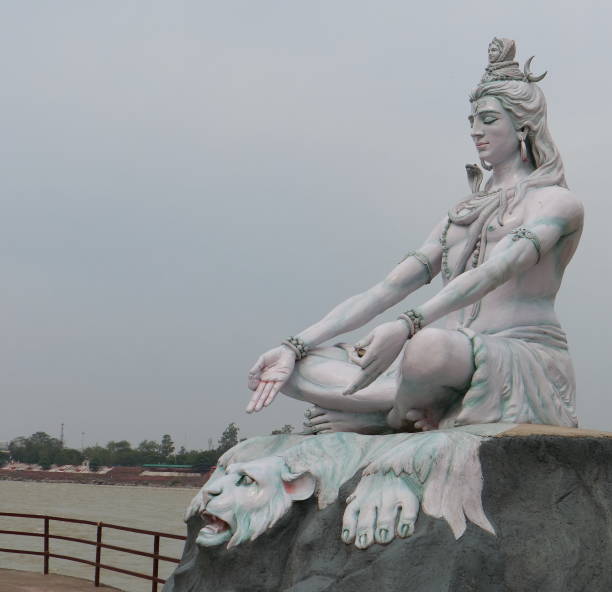 istock Statue of lord Shiva from every angle. 1364931746