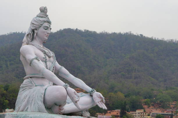 istock Statue of lord Shiva from every angle. 1364932443