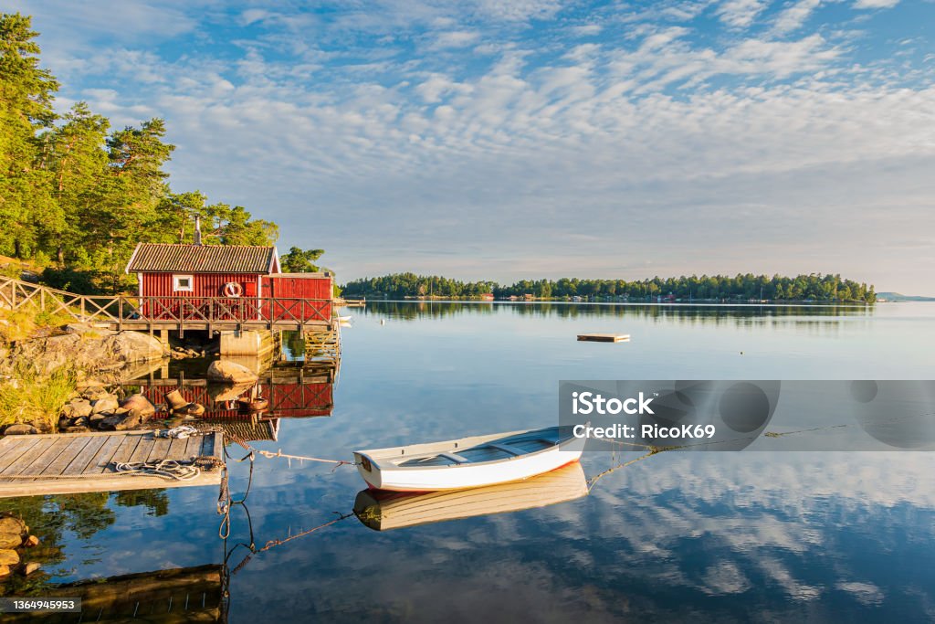 Archipelago on the Baltic Sea coast in Sweden Archipelago on the Baltic Sea coast in Sweden. Sweden Stock Photo