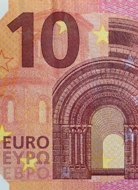 istock Closeup of 10 euro banknote 1364947144