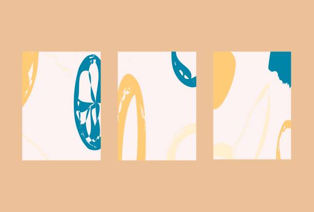 istock Abstract trendy pastel universal artistic templates. Good for cover, invitation, banner, placard, brochure, poster, card, flyer and other. 1364950811