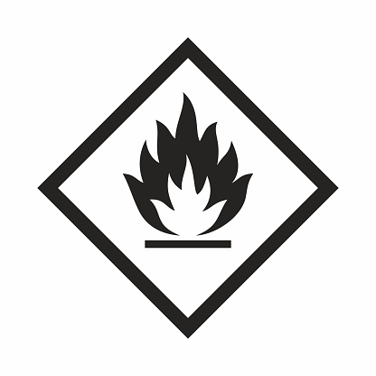 Simbol Racun Api Tanda Yang Mudah Terbakar Gambar Api Ilustrasi Stok - Unduh Gambar ...