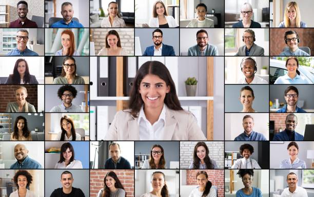istock Online Video Conference Meeting Group Call 1364958105