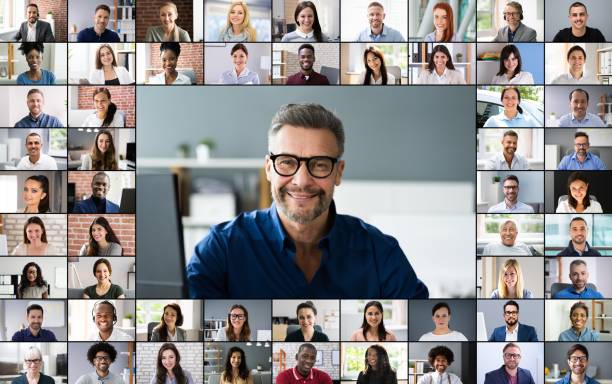 istock Online Video Conference Meeting Group Call 1364958108