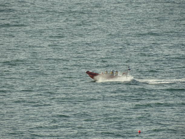 istock Boat out at sea 1364958927