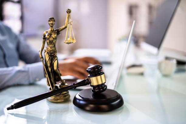 Law Tech Concept. Online Legal Business stock photo