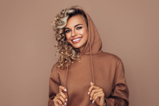 Beautiful emotional woman