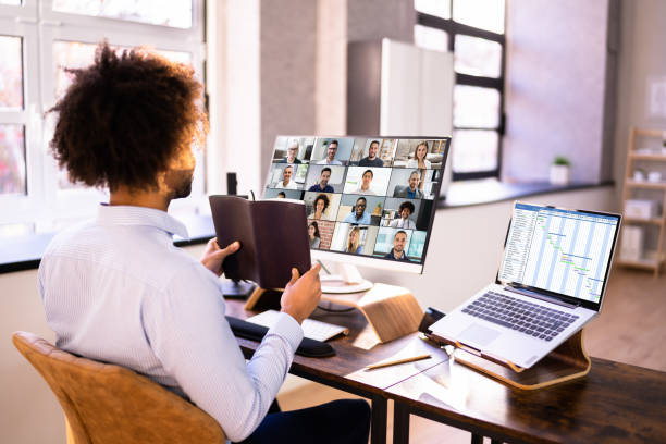 istock Video Conference Online Business Call 1364970266
