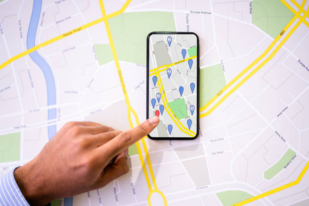 istock Local City Map Locator Pin Marker 1364970985