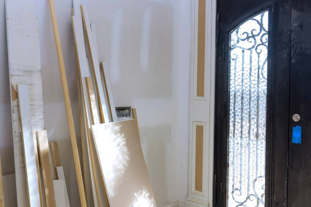 istock Construction building industry new home construction interior drywall and unfinish details 1364971803